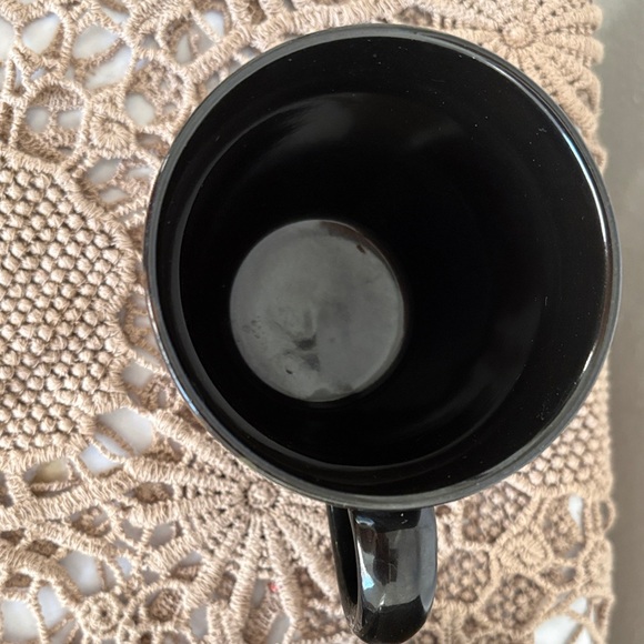 Sango Black and Green Striped Mugs - Picture 2 of 4